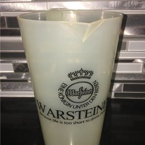 Warsteiner Beer Plastic Pitcher